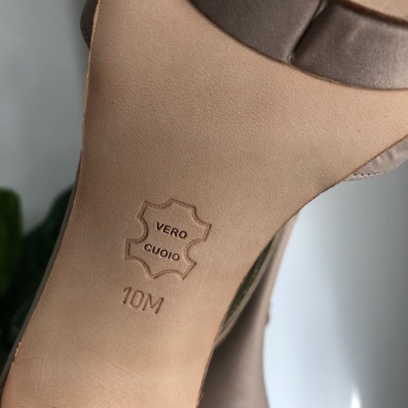 Glint | Gillian Satin Platform Sandals - Picture 11 of 13